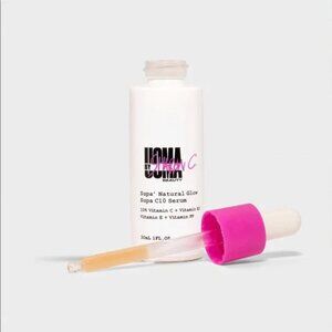 Uoma Beauty Supa C10 Serum White Bottle with Pink Dropper